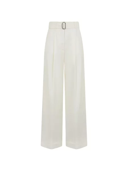 Pantaloni Moorer alb
