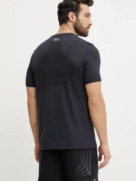 Férfi Under Armour Vanish Seamless póló fekete/mod szürke. Méret: M szürke
