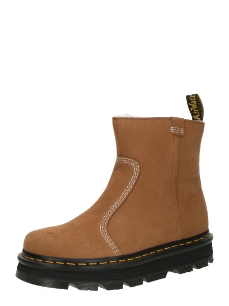 Botine Dr. Martens ZEBZAG RIGGER BOOT WARM LINED maro