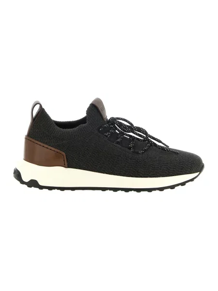 Sneakersy Tod's wełniane szare