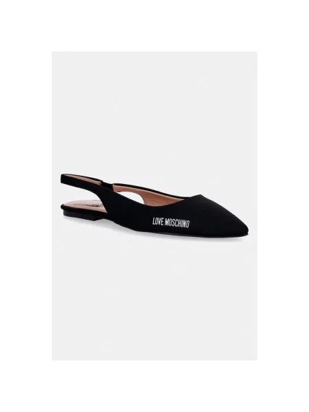 Balerinki Love Moschino czarne