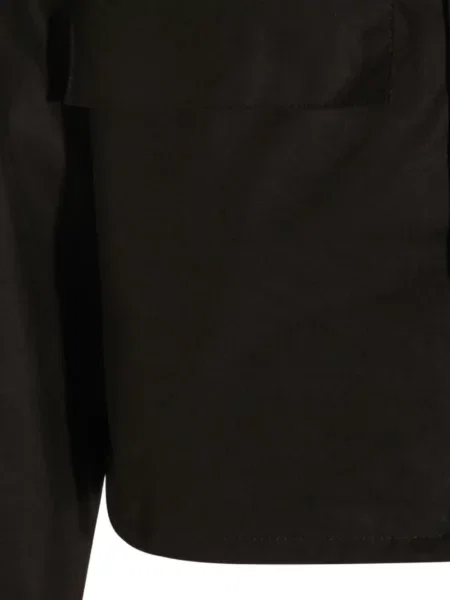 Gulerat geacă Barbour de catifea cord negru