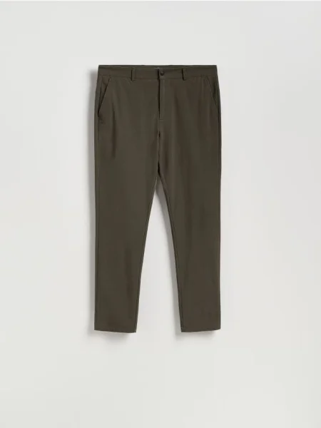 Reserved Pantaloni chino slim fit verde