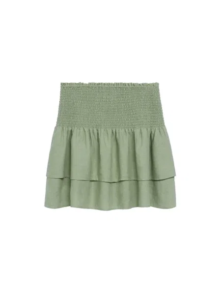 MANGO Fustă CHIMA pastel verde