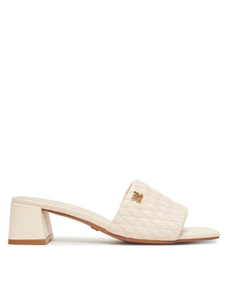 Klapki Nine West beżowe