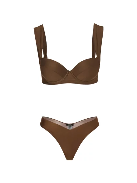 Bikini Noire Swimwear brązowe