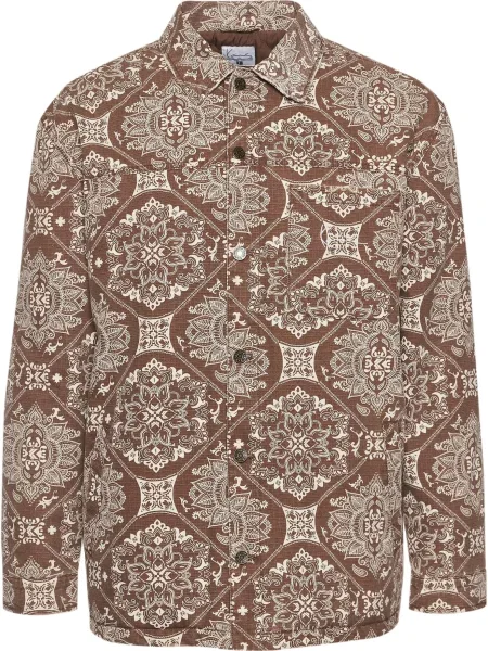 Karl Kani Prehodna jakna / pikčasto rjava bež