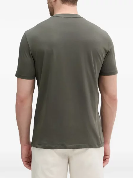 Tricou Armani Exchange cu autograf verde