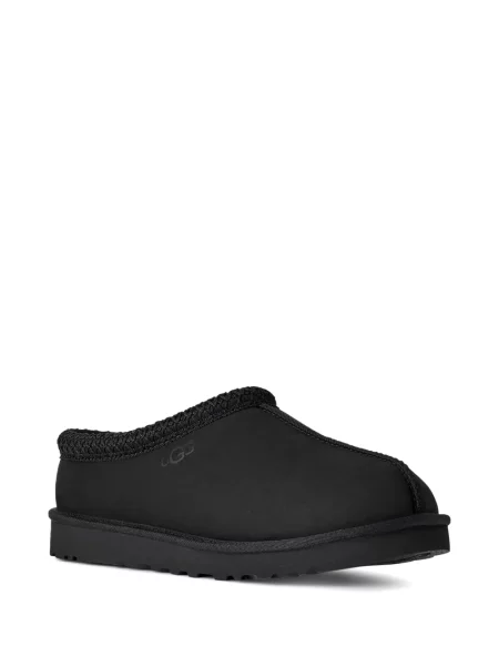 Papuci tip mules Ugg din nubuc negru