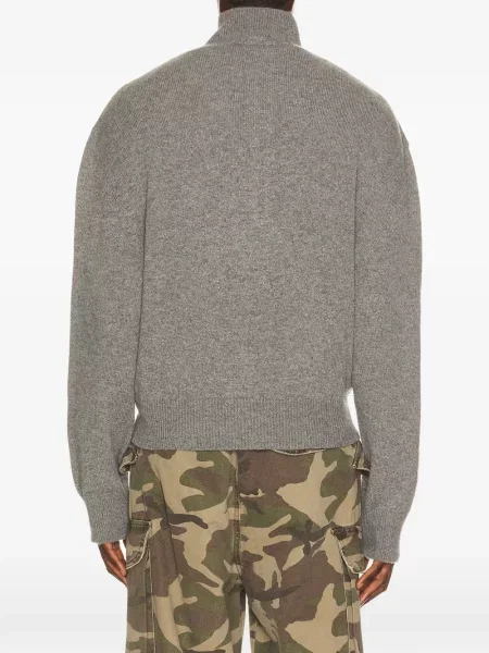 Pulover Rhude cu broderie gri