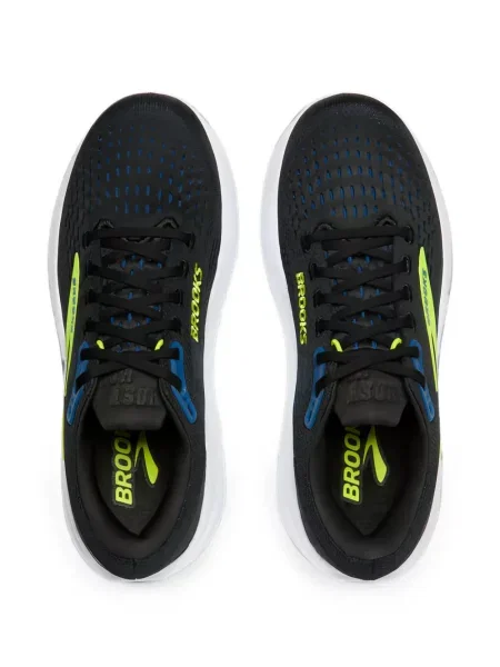 Sneakers Brooks με κορδόνια με δαντέλα μαύρο