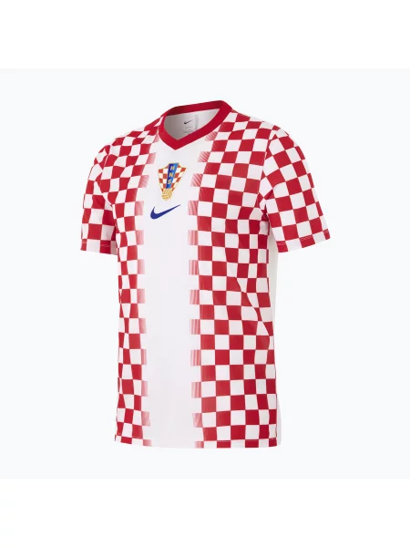 Koszulka piłkarska Nike Dri-Fit Croatia Home white/university red biała