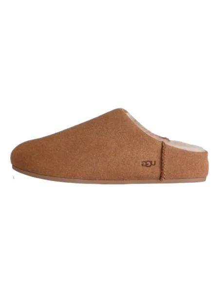 Papuci de casă Ugg din piele slip-on maro