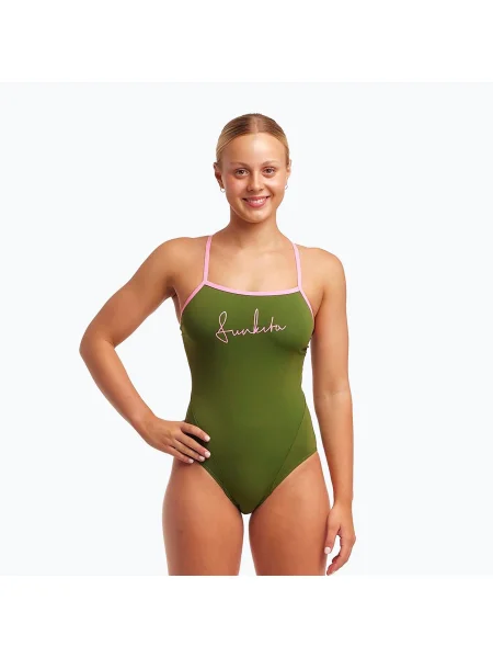 Costum de baie dintr-un element pentru femei Funkita Single Strap One Piece glamo camo