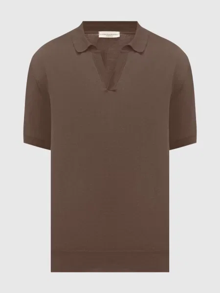 Поло Cashmere&whiskey коричневое
