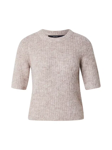 VERO MODA Sveter VMAwsome sivobéžová