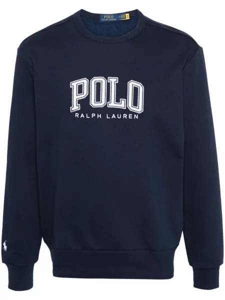 Kožená kšiltovka Polo Ralph Lauren s výšivkou bílá