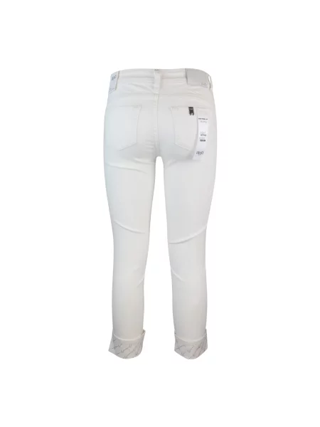 Skinny jeansy skinny Liu Jo casual białe
