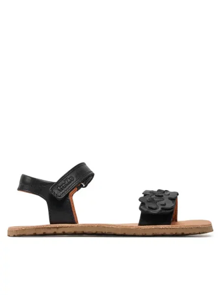 Froddo Sandały Barefoot Flexy Flowers S czarny