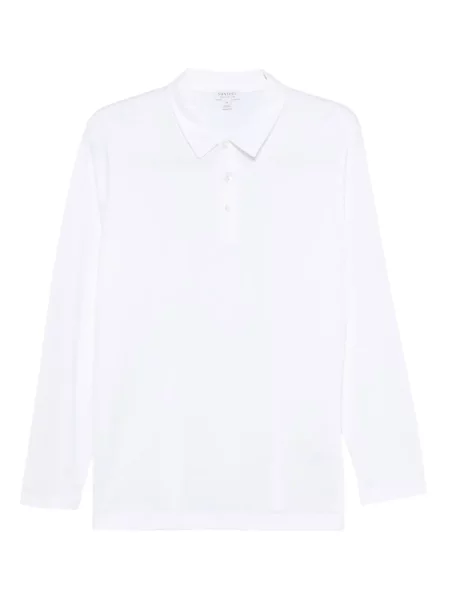 Polo Sunspel alb