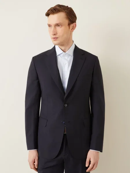 Brioni Oblek Extra Slim Fit tmavě modrá