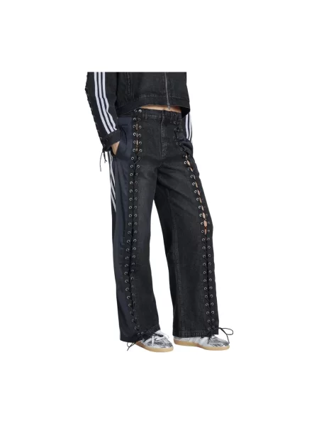 Jeansy Adidas czarne