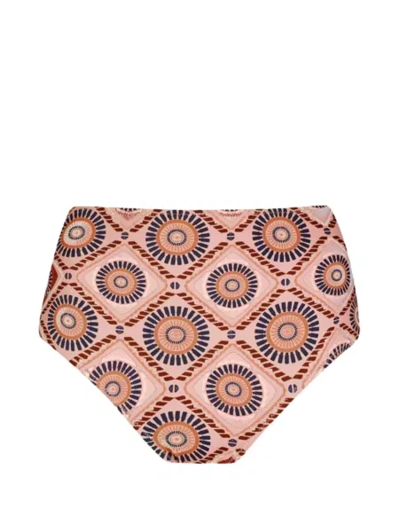 Bikini Lemlem cu imprimeu geometric roz