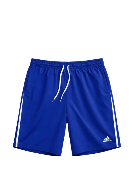 Tricou polo Adidas cu dungi alergare cu bretele alb