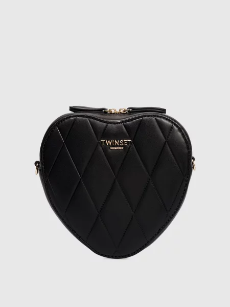 Сумка у формі серця Twinset чорна
