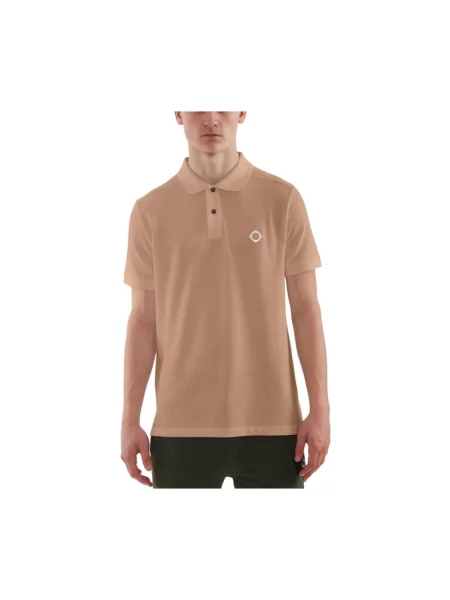 Koszulka polo Ma.strum brązowa