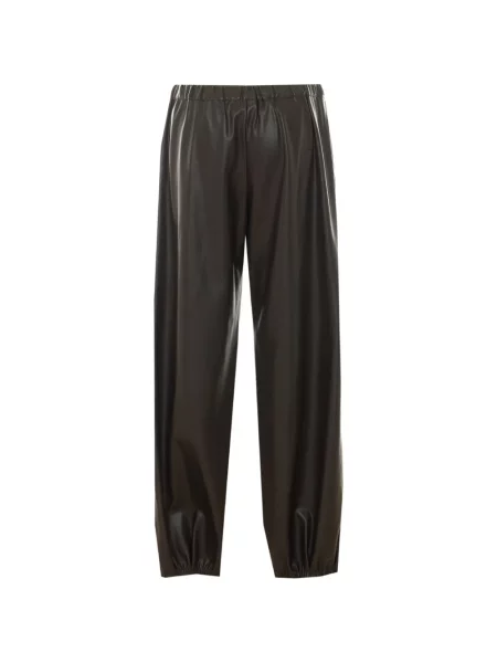 Pantaloni Aniye By din piele alergare maro