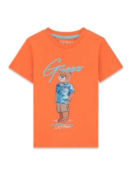Guess Tricou portocaliu