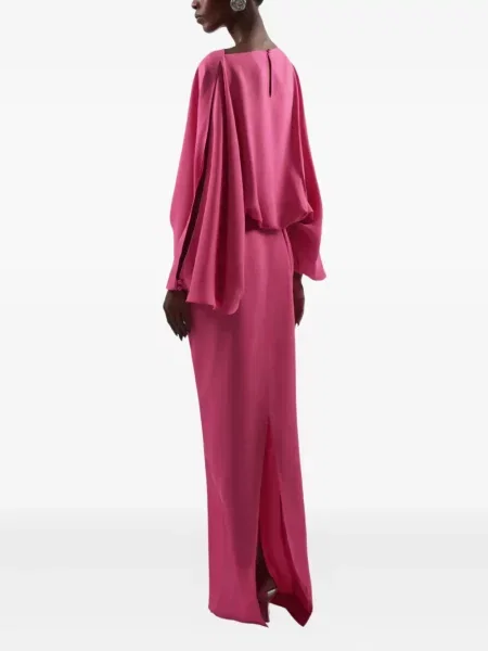 Rochie maxi Taller Marmo de costum roz