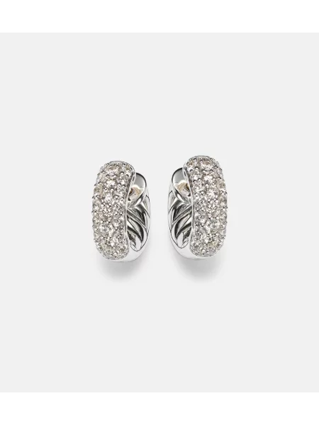 Cercei David Yurman argintiu