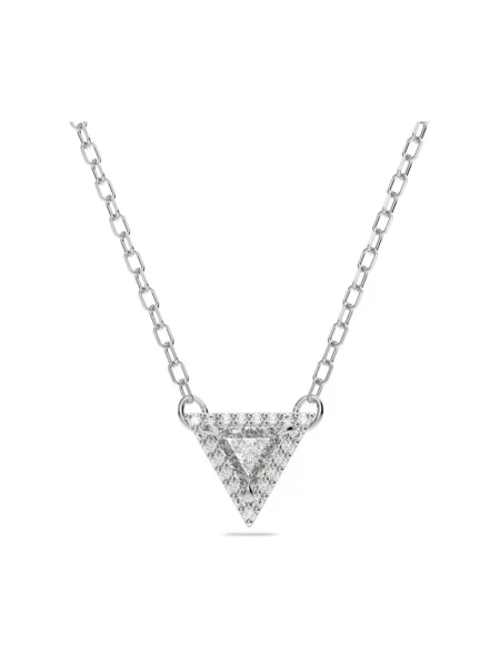 Naszyjnik Swarovski szary