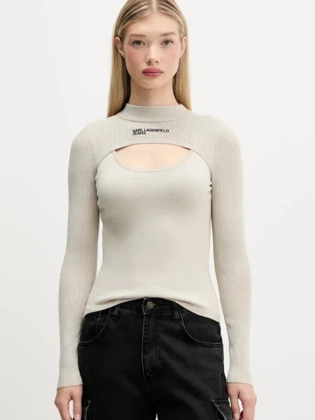 Karl Lagerfeld Jeans Pulover bež