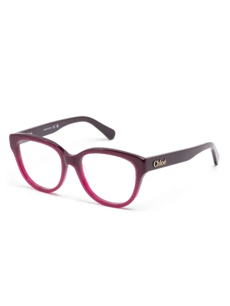 Okulary przeciwsłoneczne Chloé Eyewear gradientowe różowe