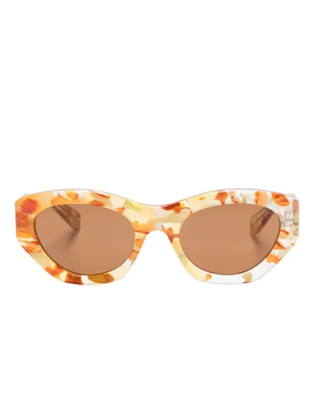 Ochelari de soare Chloé Eyewear portocaliu