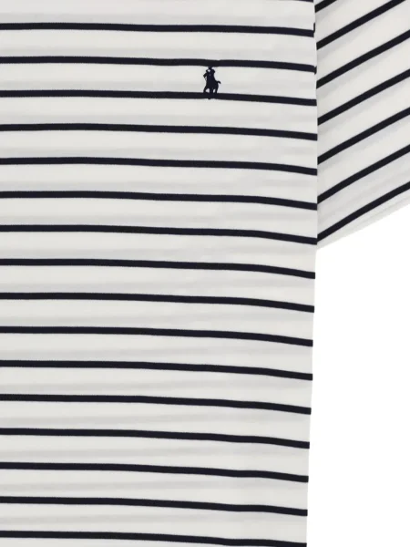 Tricou Polo Ralph Lauren cu dungi alb