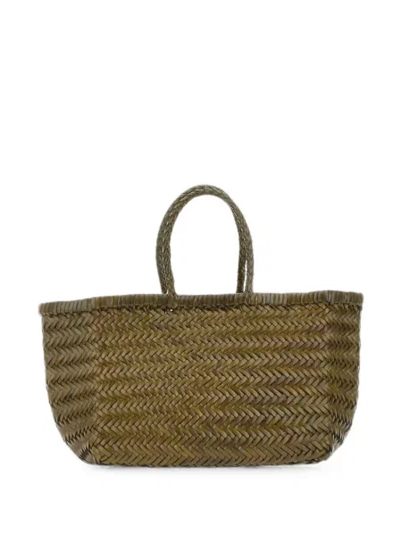 Geantă shopper Dragon Diffusion din piele verde