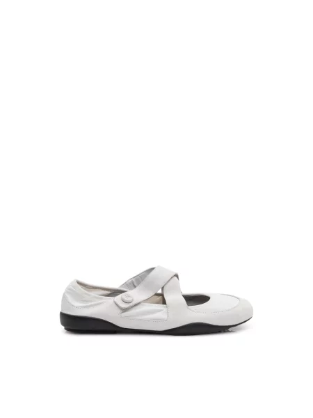 Balerinki Tory Burch białe