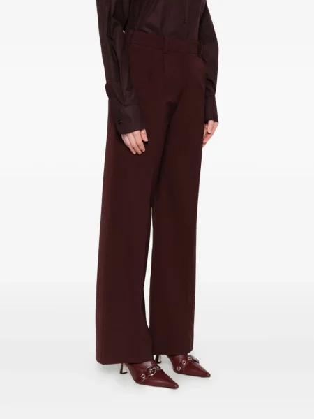 Pantaloni Maje plisate roșu