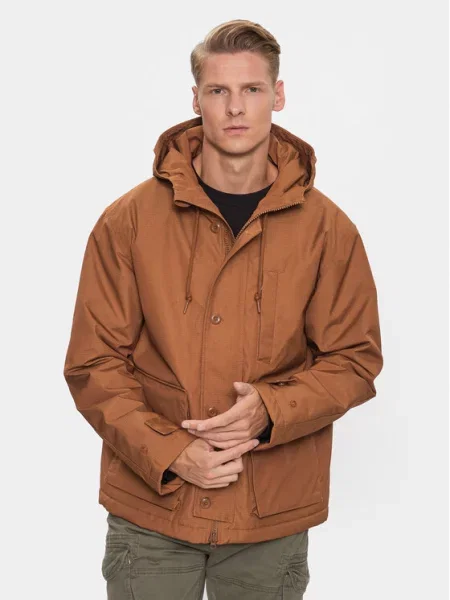Zimní bunda Carhartt WIP hnědá