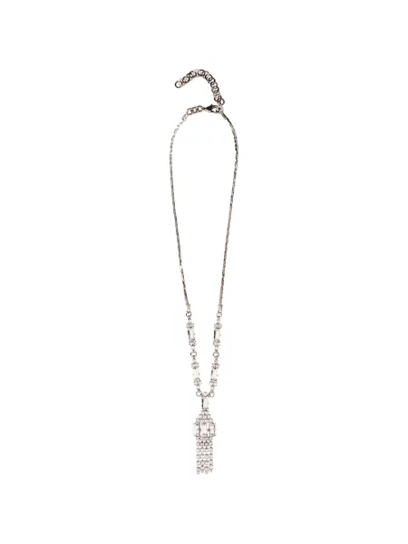 Colier Alessandra Rich de cristal argintiu