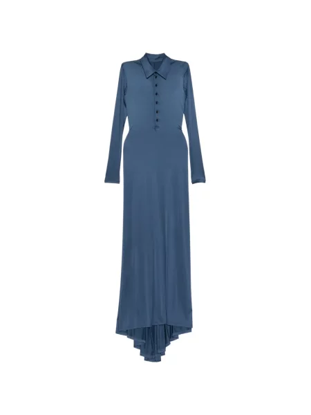 Rochie tip cămașă Kiki De Montparnasse albastru