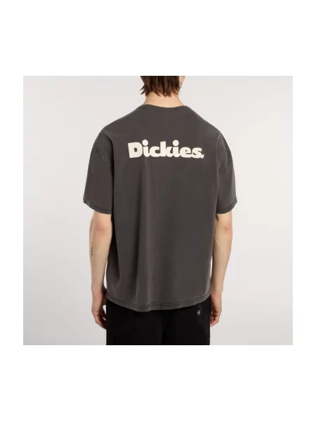 DICKIES Majica Slayden tamo siva bijela