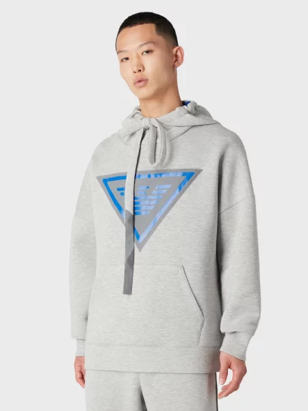 Emporio Armani Худі сірий