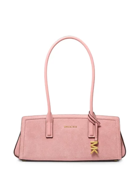 Geantă Michael Kors din piele de căprioară roz