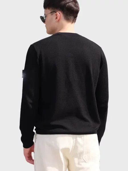 Толстовка Stone Island с камнями черная