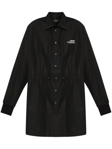 Rochie mini Dsquared2 cu imagine de costum negru